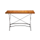 LARA 120x70 cm Folding Acacia Wood Table