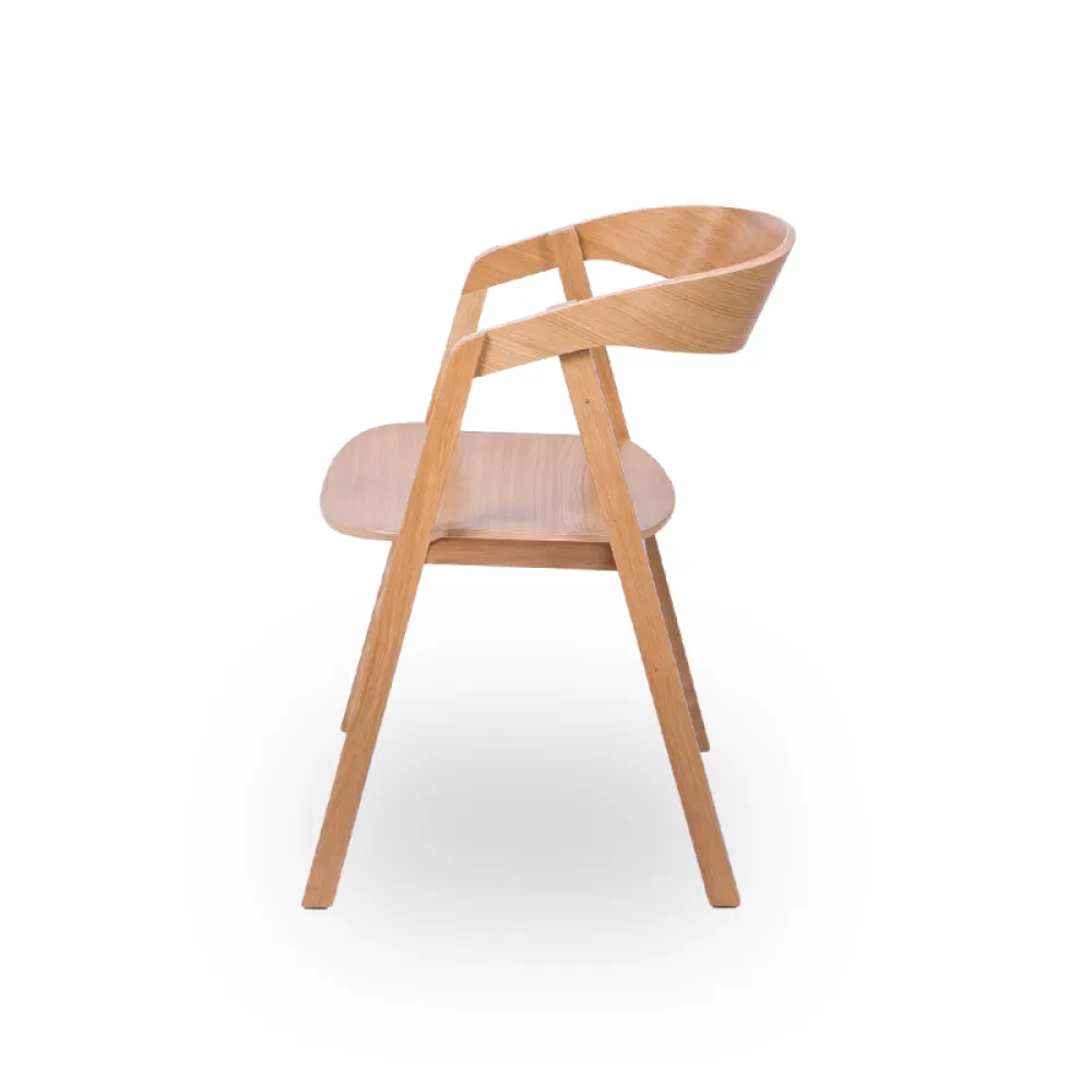 FUTURA 080 Oak Stacking Chair for Hospitality