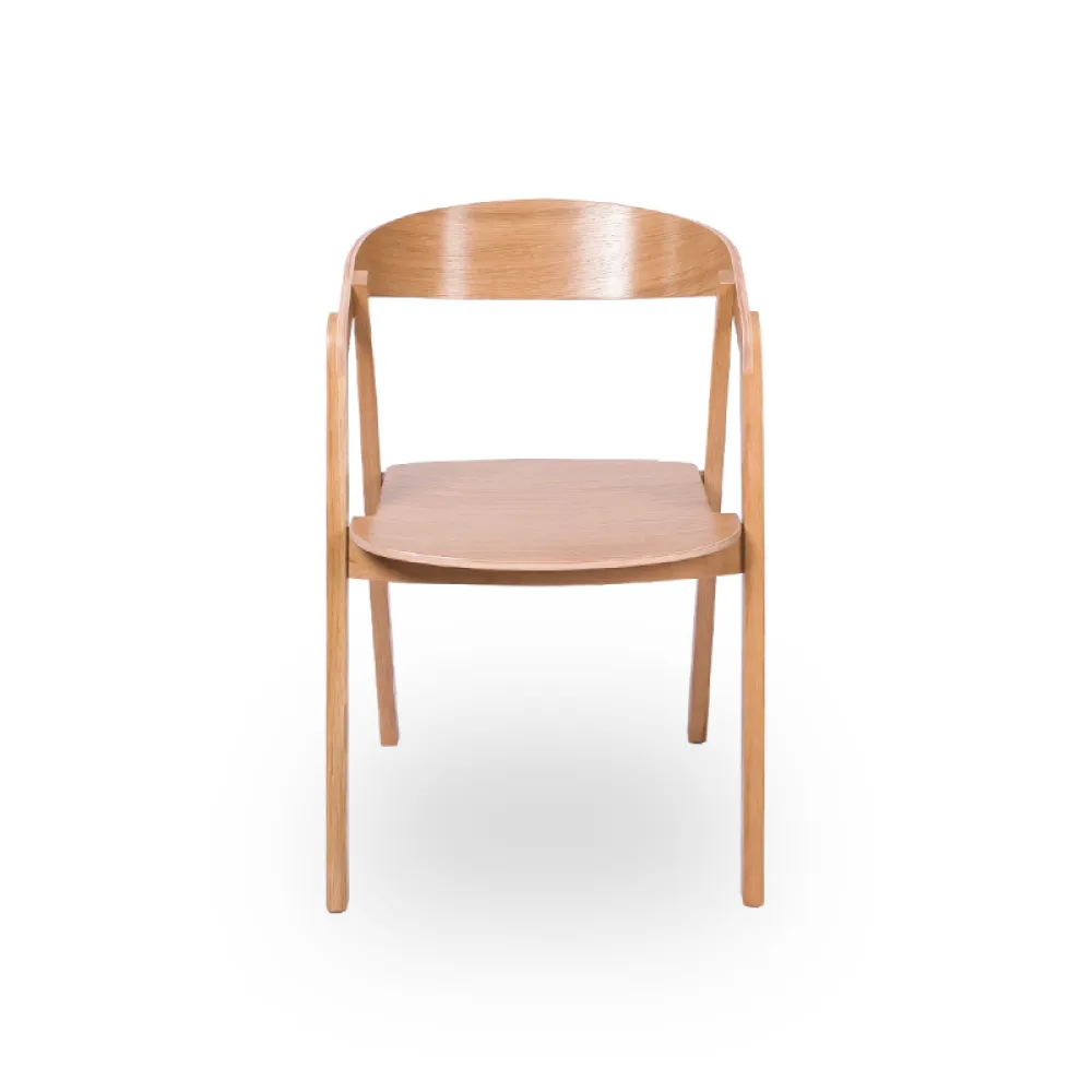 FUTURA 080 Oak Stacking Chair for Hospitality