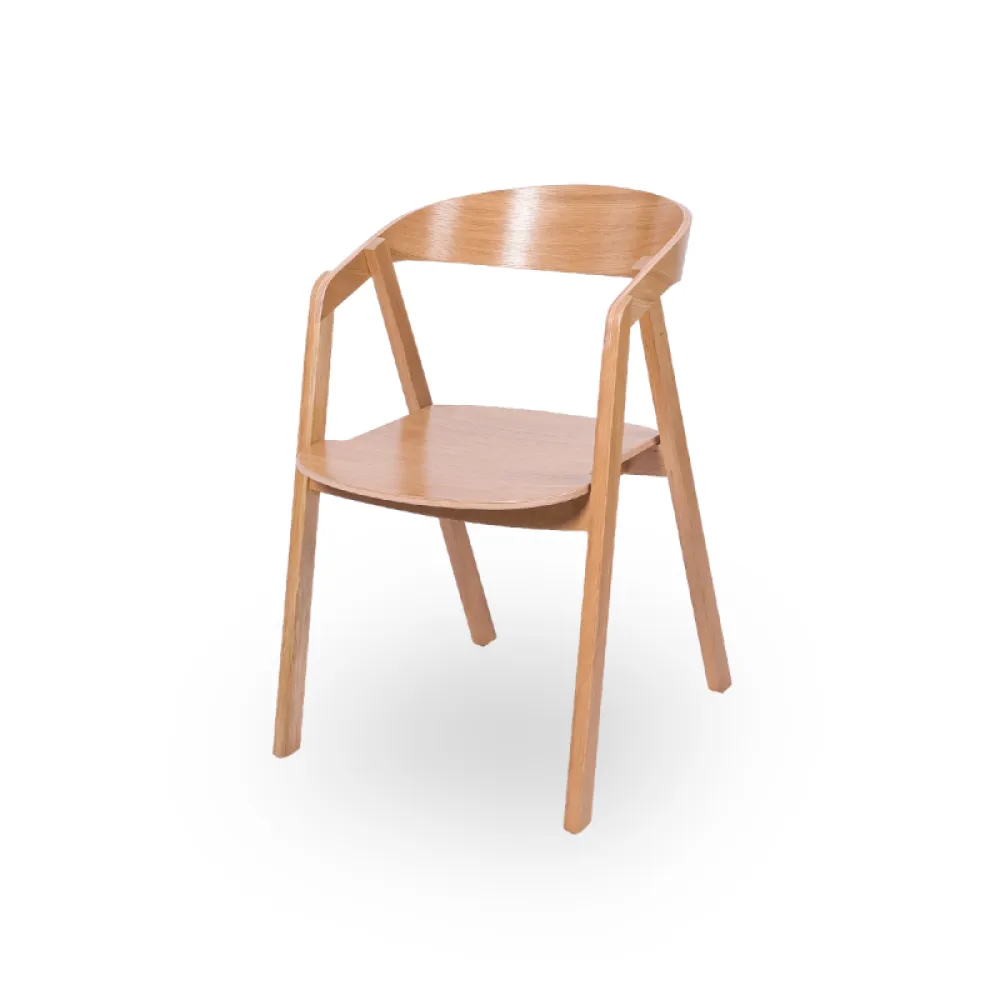 FUTURA 080 Oak Stacking Chair for Hospitality