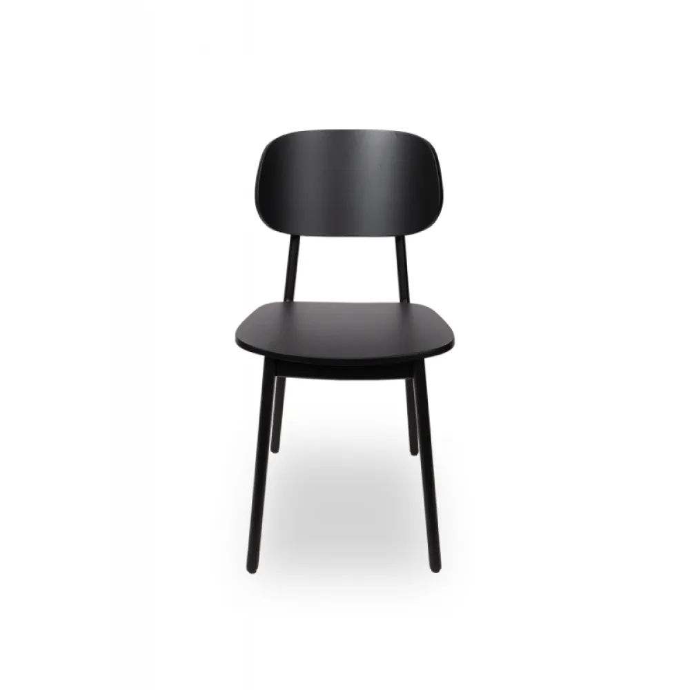 Chair NORM 015 in Black Beechwood