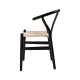 Wishbone 4001 Beech Wood Dining Chair in Black