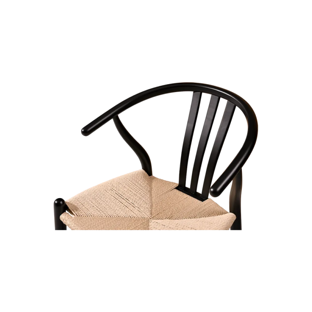 Wishbone 4001 Beech Wood Dining Chair in Black