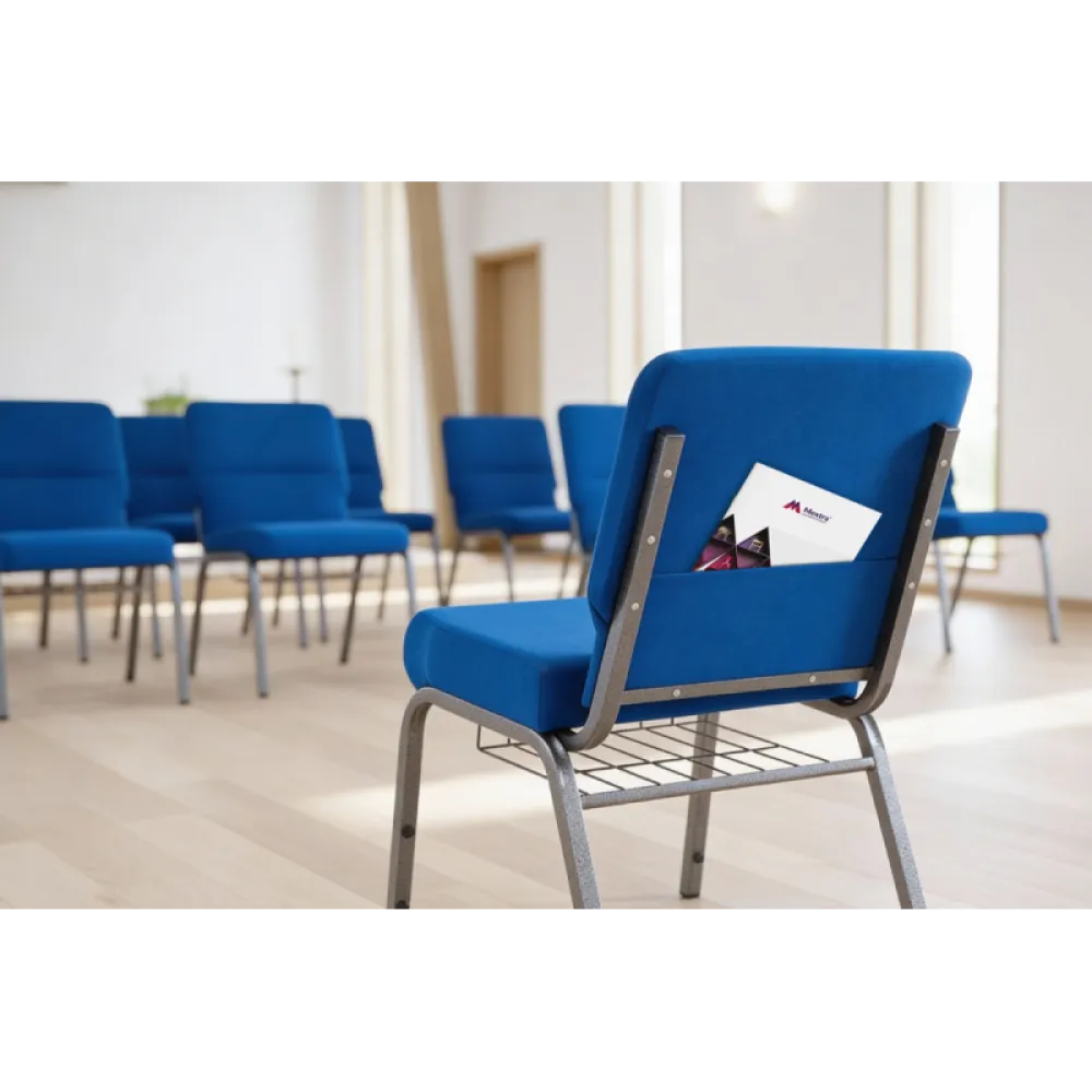 AMBASSADOR BU30 Navy Blue Stacking Chair