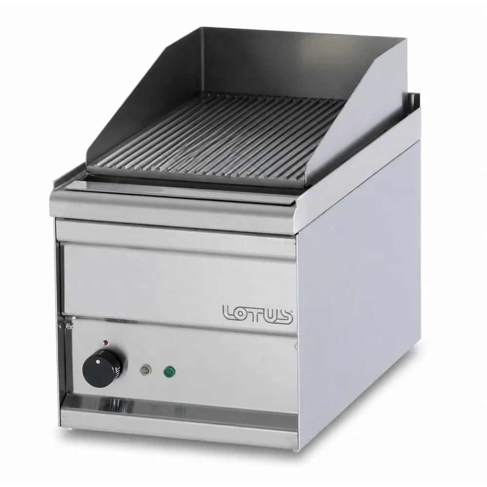 LOTUS FTR-1EM Electric Ribbed Griddle for Professional Kitchens