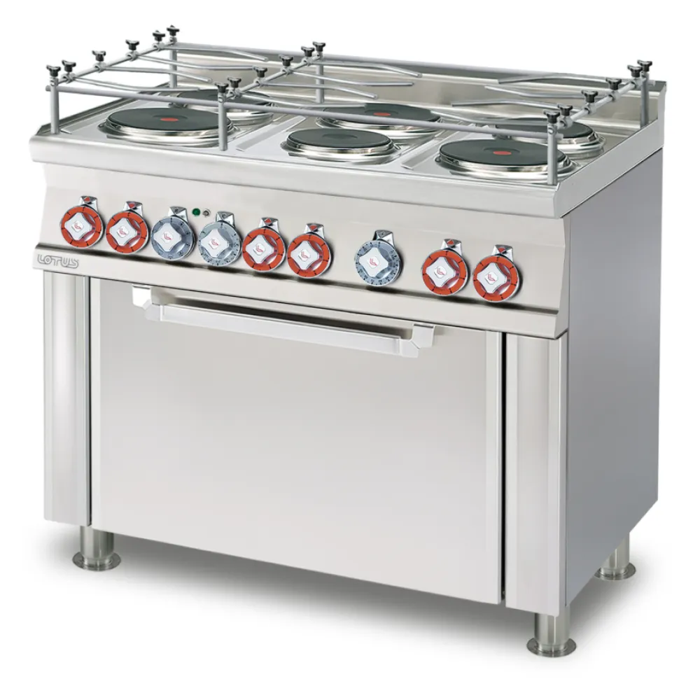 LOTUS CF6-610ETX Electric Range with Oven and Six Cooking Zones