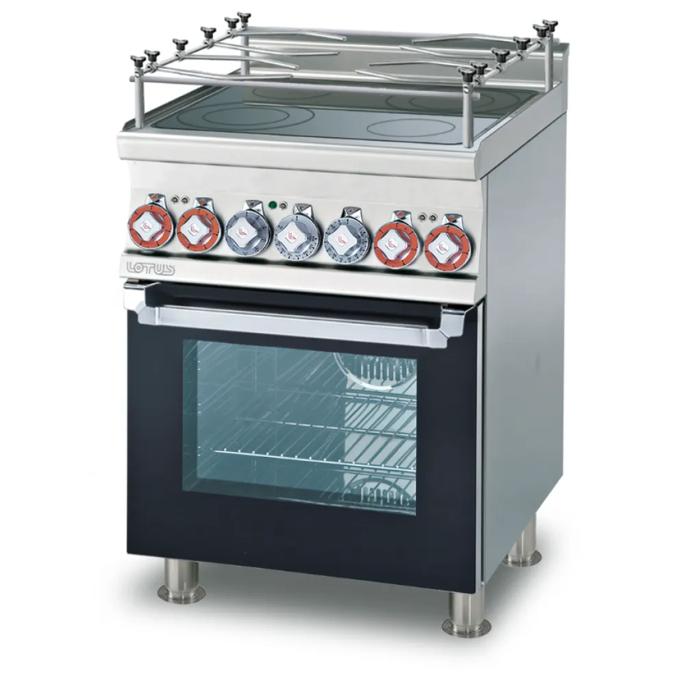 LOTUS CFMC4-66ETX Electric Range with Ceramic Hob & Oven 06670632X