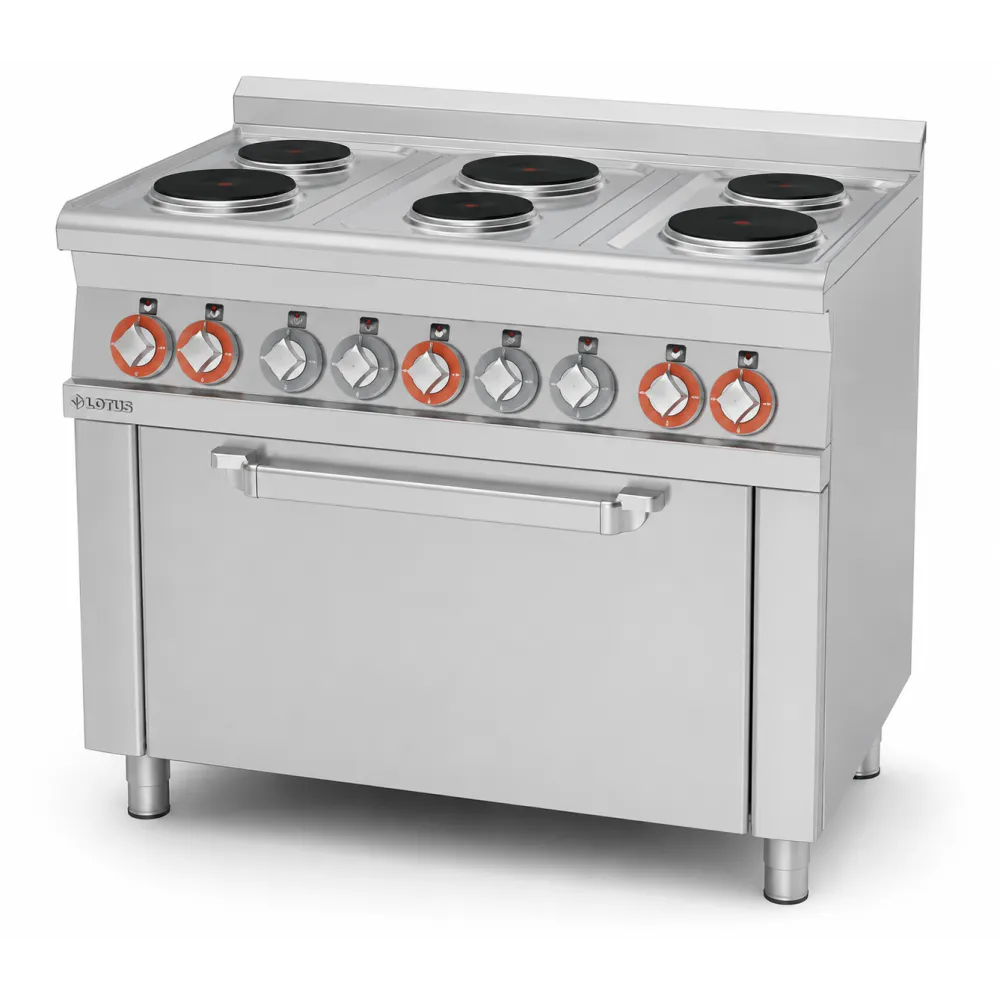 LOTUS CF6-610ET Electric Range with Six Hotplates and Oven