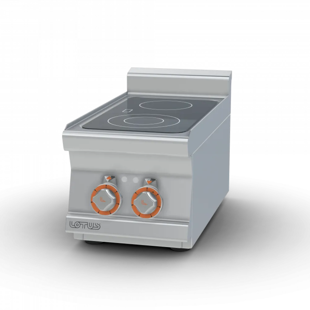 LOTUS Electric Hob PCCT-63ET with Two Glass Ceramic Zones