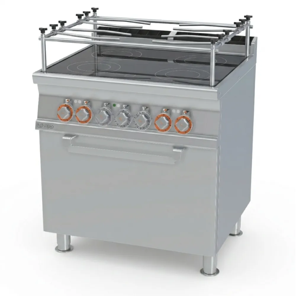 LOTUS CFVC4-78ETX Electric Range with Ceramic Hob & Oven