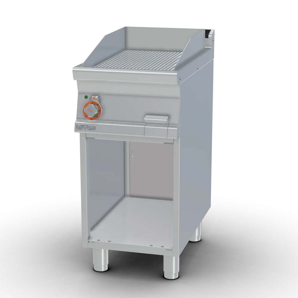LOTUS Electric Ribbed Griddle with Neutral Cabinet FTR-74ET