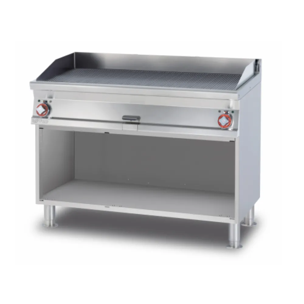 LOTUS FTR-712ETX Electric Ribbed Griddle with Neutral Cabinet