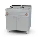 LOTUS Electric Fryer with Neutral Cabinet 18+18 L
