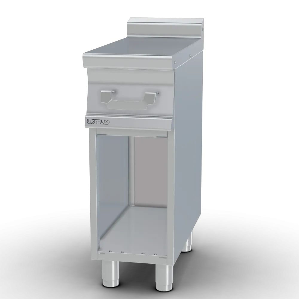 LOTUS PL-73 Stainless Steel Worktop with Open Cabinet