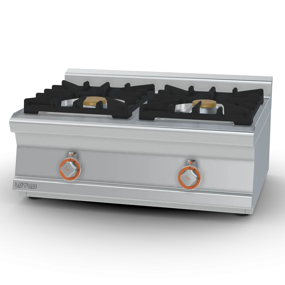 LOTUS Gas Cooking Top PC2T-68G for Professional Kitchens