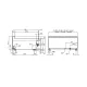 LOTUS Worktop 70 MARINE PLST-73X Stainless Steel Work Surface