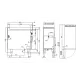LOTUS Electryc Smooth Fry-top on Open Cabinet 90 FTL-94ET