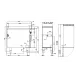 LOTUS Electric Fry-Top with Open Cabinet, 76 x 68 cm Plate
