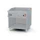 LOTUS Gas Fry-Top with Smooth Plate & Open Cabinet