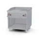 LOTUS Gas Fry-Top with Open Storage Cabinet FTLR-98G