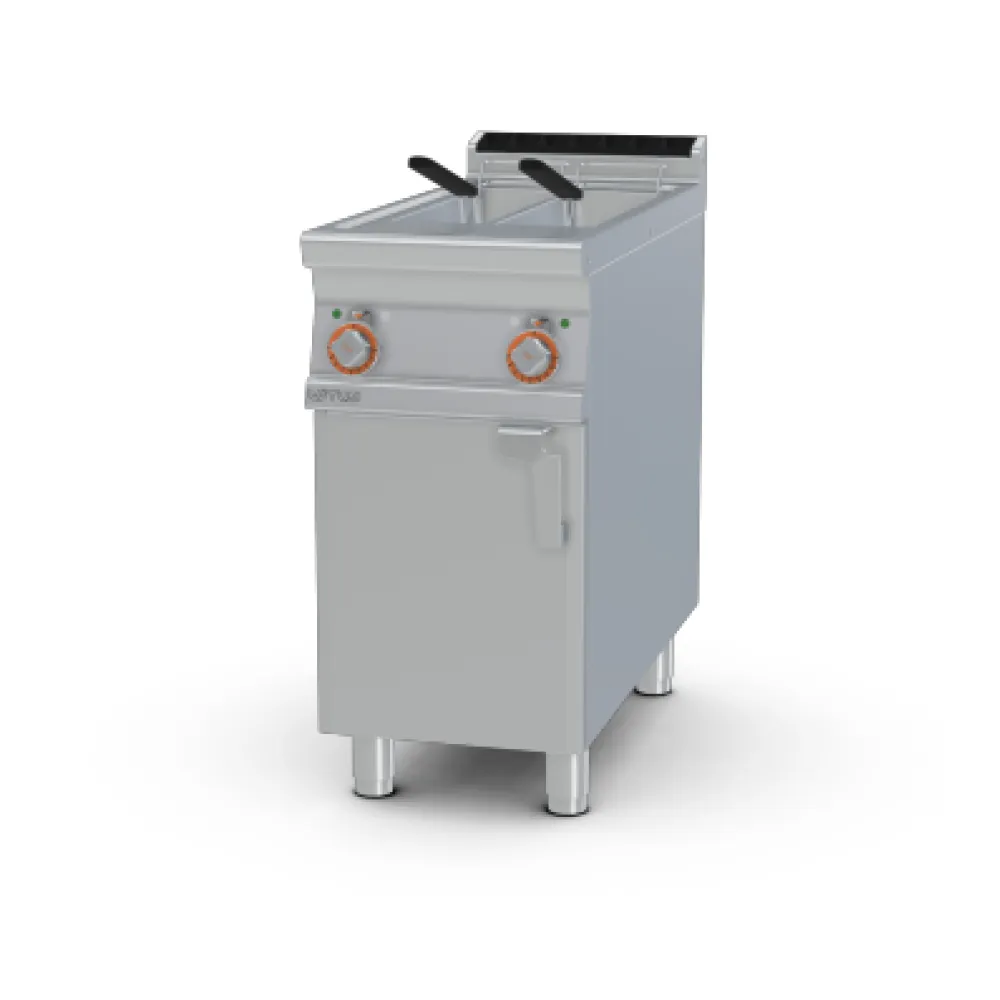 LOTUS Electric Fryer with Neutral Cabinet 8+8 Litre Dual-Basket