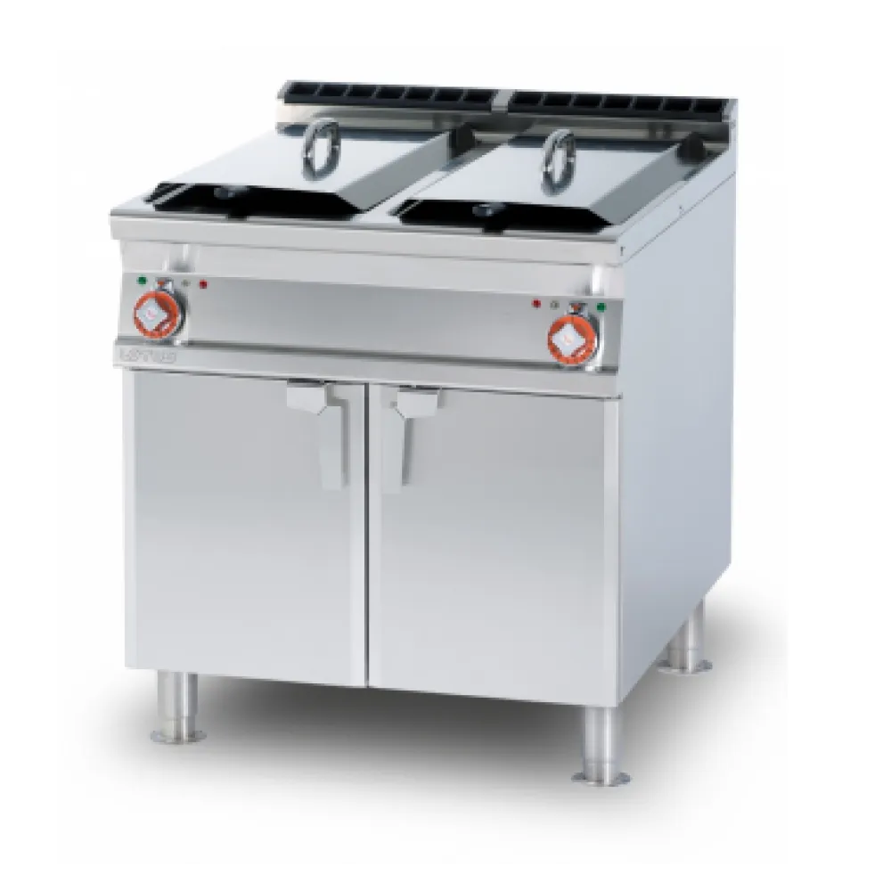 LOTUS Electric Fryer with Neutral Cabinet 18+18 Litre, 31.8 kW