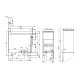 LOTUS Gas Fryer with Neutral Cabinet 18+18 Litre Tanks