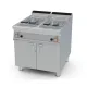LOTUS Gas Fryer with Neutral Cabinet 23+23 Litre Tanks