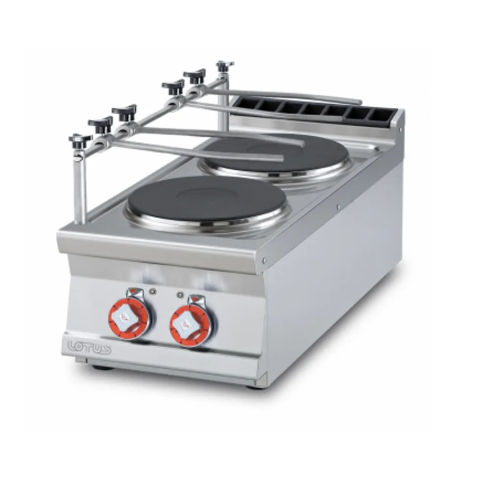 LOTUS Electric Hob 90 with Two Cast-Iron Plates