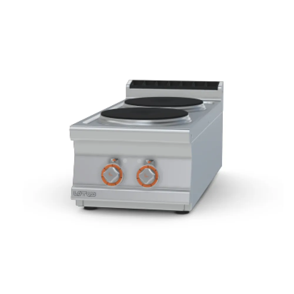 LOTUS Electric Hob 90 PCT-94ET with Two Cast-Iron Plates