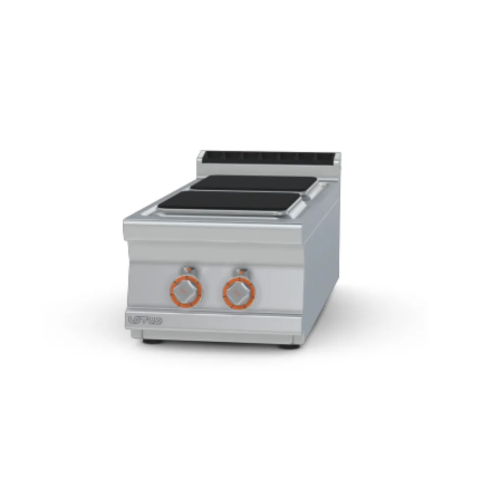 LOTUS Electric Hob with Two 900 mm Square Plates