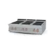LOTUS 6-Square Electric Hob PCQT-912ET for Professional Kitchens