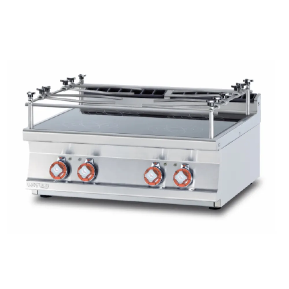 LOTUS Induction Cooking Top 90 with Dual Independent Zones, 800x900x280 mm