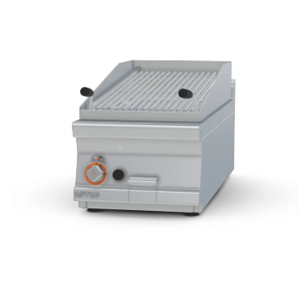 Lotus Gas Grill 90 CWT-94G Smooth Fry Top with Lavastone