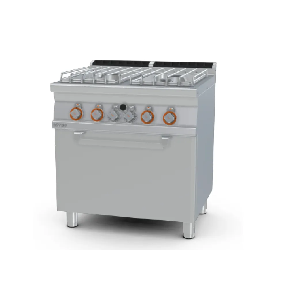 LOTUS 4-Burner Gas Range with Static Gas Oven CF4-78GP
