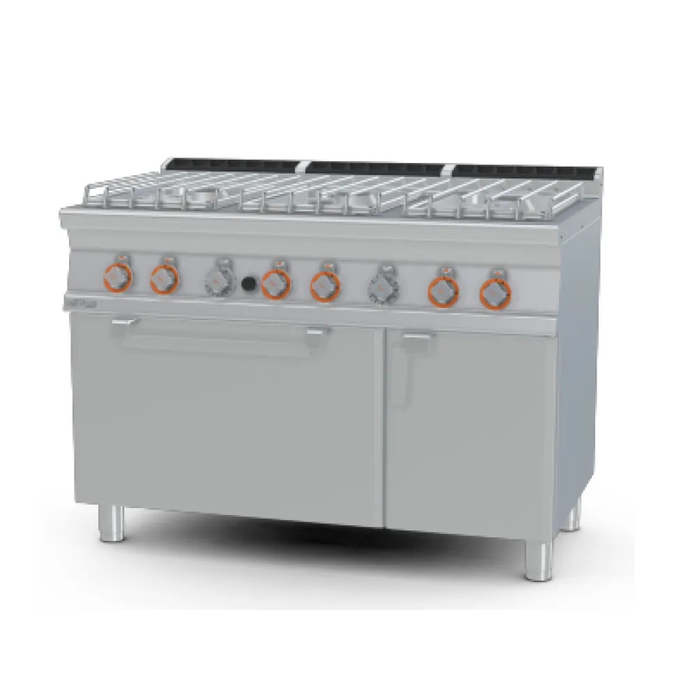 LOTUS 6-Burner Gas Range with Static Gas Oven CF6-712GPV