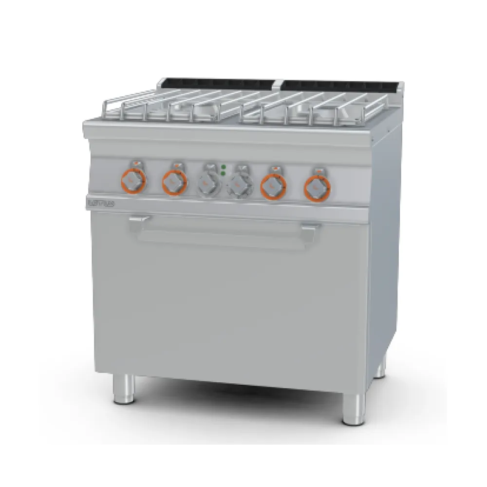 LOTUS 4-Burner Gas Range with Electric Oven CF4-78GPE