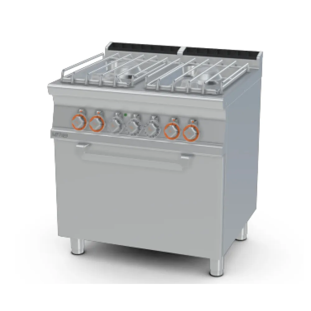 LOTUS Gas Range with Electric Multifunction Oven 4 Burners