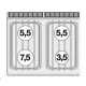 LOTUS Gas Range with Electric Multifunction Oven 4 Burners
