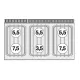 LOTUS 6-Burner Gas Range with Electric Multifunction Oven