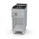 LOTUS Gas Range PC1-74G on Open Stainless Steel Cabinet