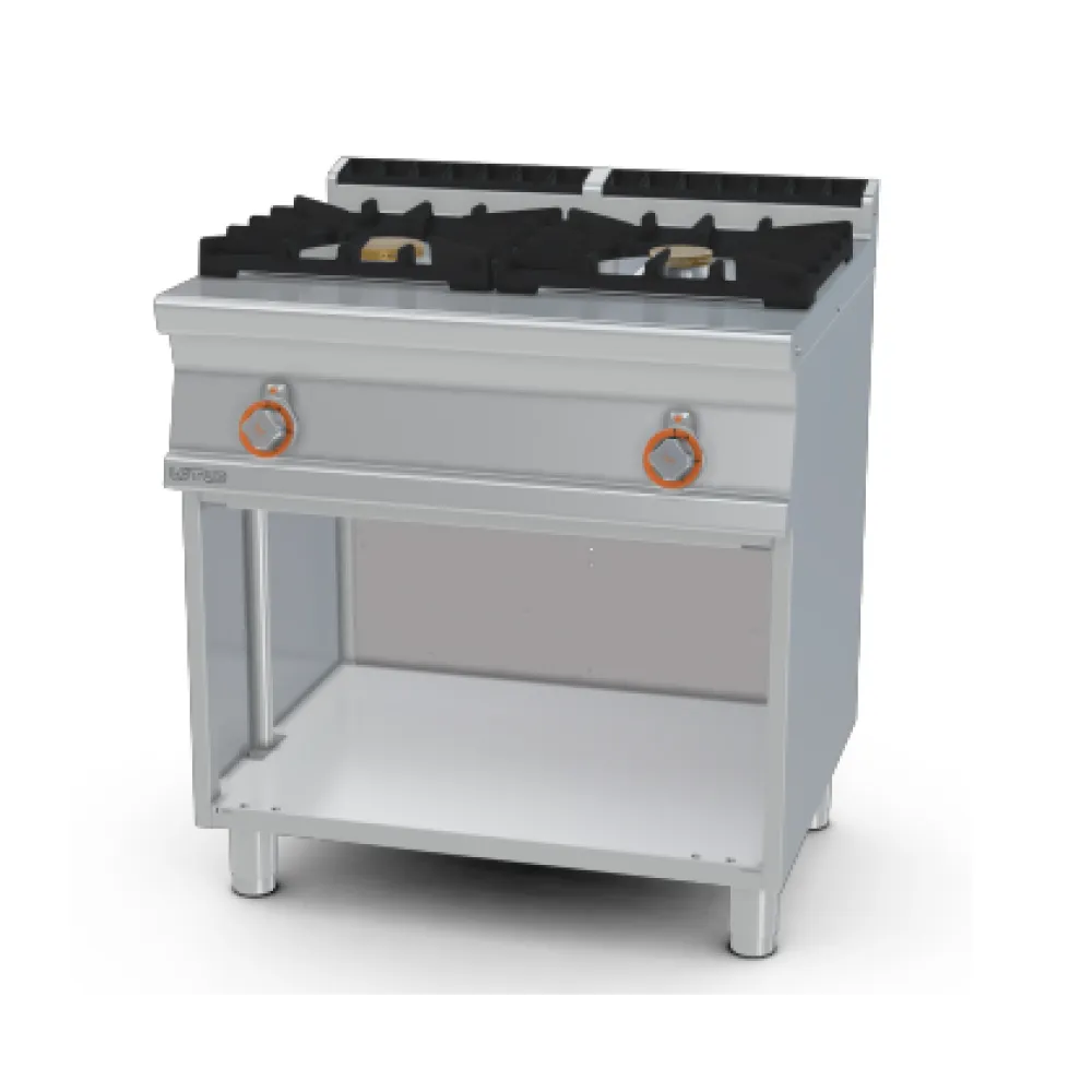 LOTUS Gas Range on Open Cabinet PC2-78G