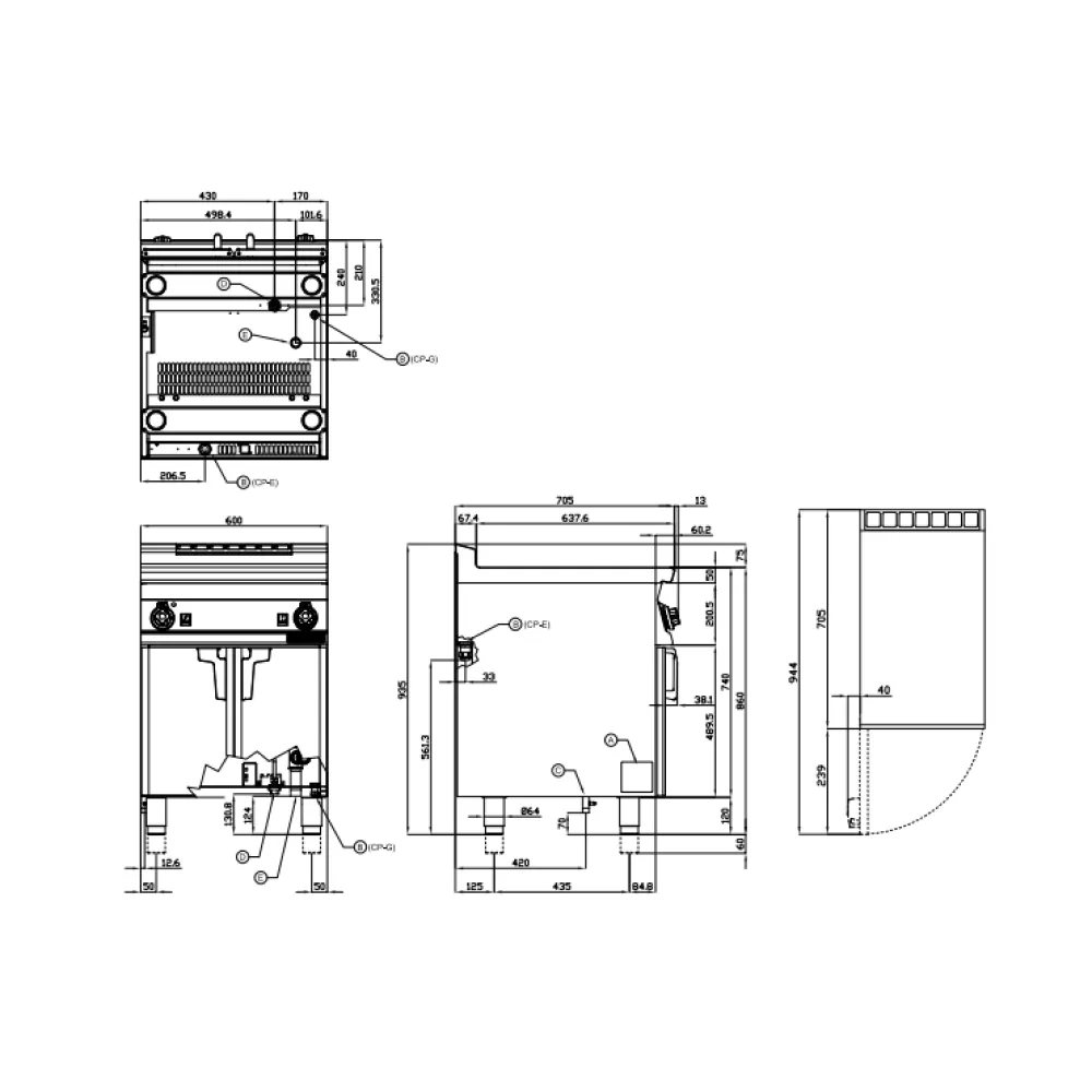 LOTUS Gas Pasta Cooker AUTOMATIC 40 L CPA-76G