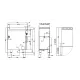 LOTUS Gas Fry-Top with Smooth Plate on Open Cabinet, 56x51 cm