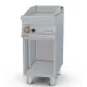 LOTUS Gas Fry-Top Ribbed Griddle on Open Cabinet