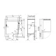 LOTUS Gas Fry-Top Ribbed on Open Cabinet FTR-78G
