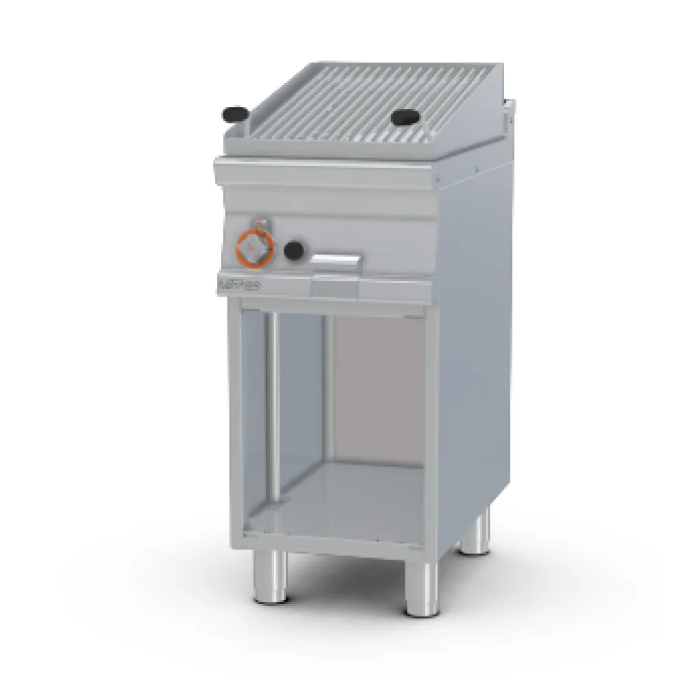 LOTUS Gas Grill with Shelf CW-74G for Professional Kitchens