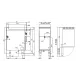 LOTUS Gas Grill with Shelf CW-74G for Professional Kitchens