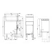 LOTUS Gas Fryer with Neutral Cabinet 13 Litre F13-74G