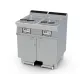 LOTUS Gas Fryer with Neutral Cabinet & TouchScreen 18+18 L, 36 kW